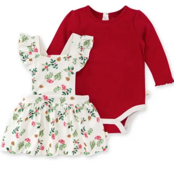 Burt’s Bee Nature Holiday Organic Dress & Bodysuit - Picture 4 of 7
